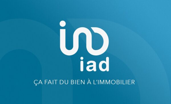 Logo - iad, ça fait du bien à l'immobilier